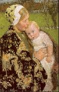 Melchers, Gari Julius Motherhood oil painting